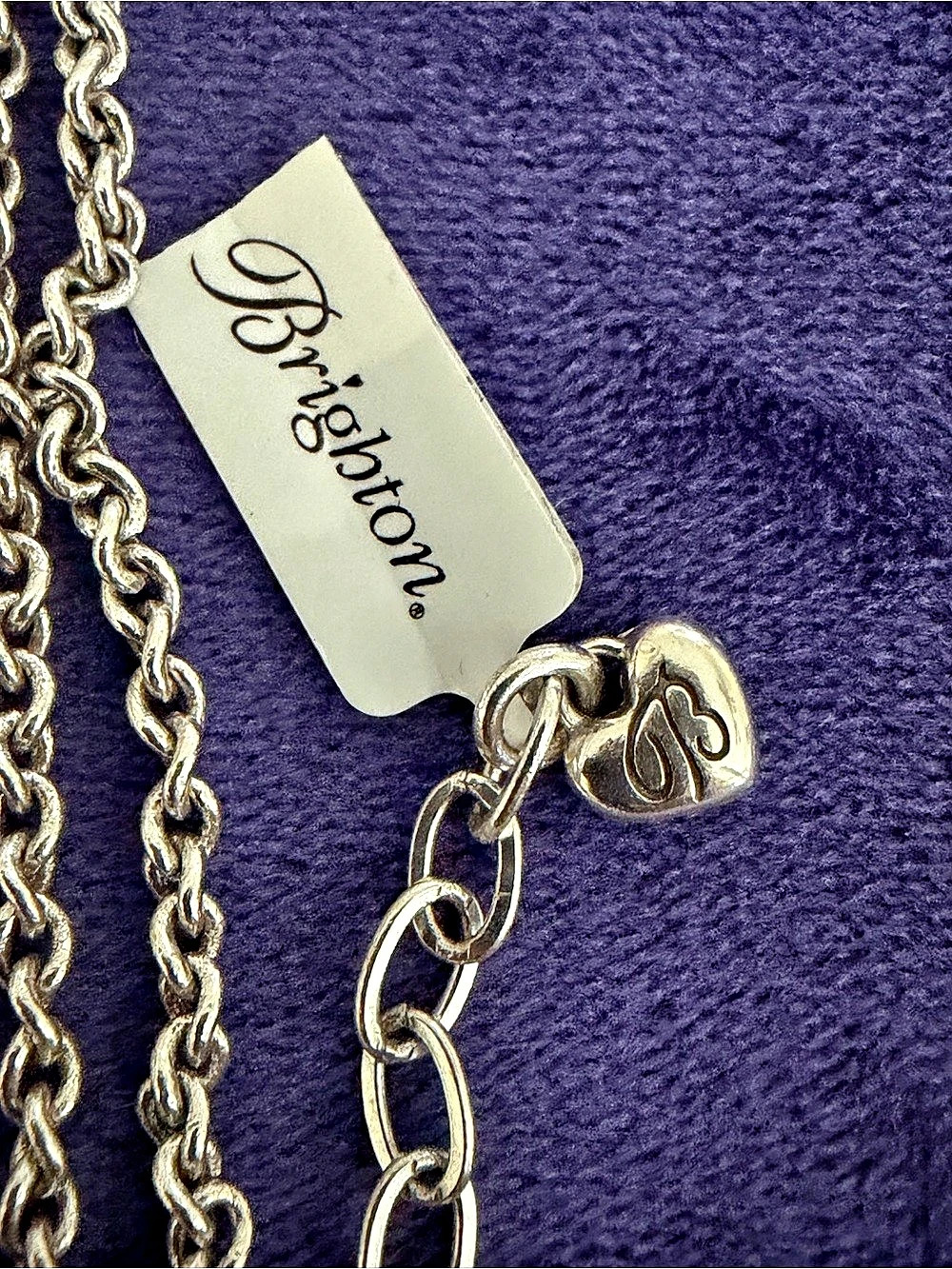 Brighton One Love Circle Silver Convertible Necklace NWT - Picture 5 of 6